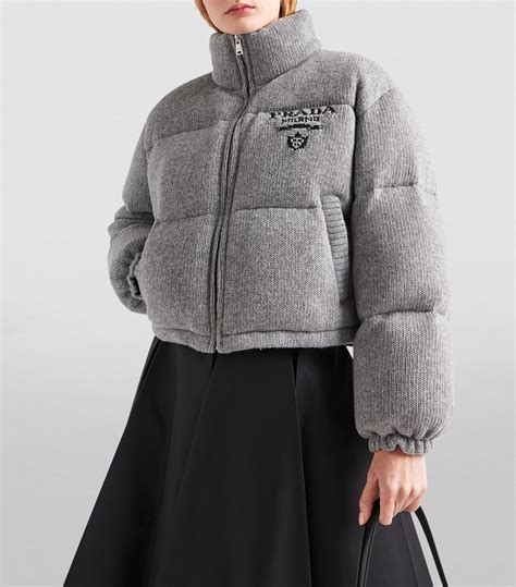 prada puffer.|prada cashmere puffer.